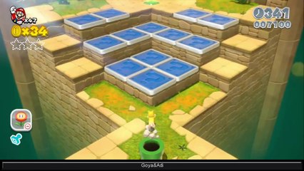 Super Mario 3D World -  Part 9 HD - 100% Walkthrough - World 4 (4-4, 4-M, 4-5, 4-C) Green Stars & Stamps