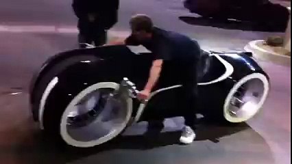 Tron Işıklı Motosiklet