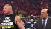 WWE RAW Sting Confronts vs Brock Lesnar