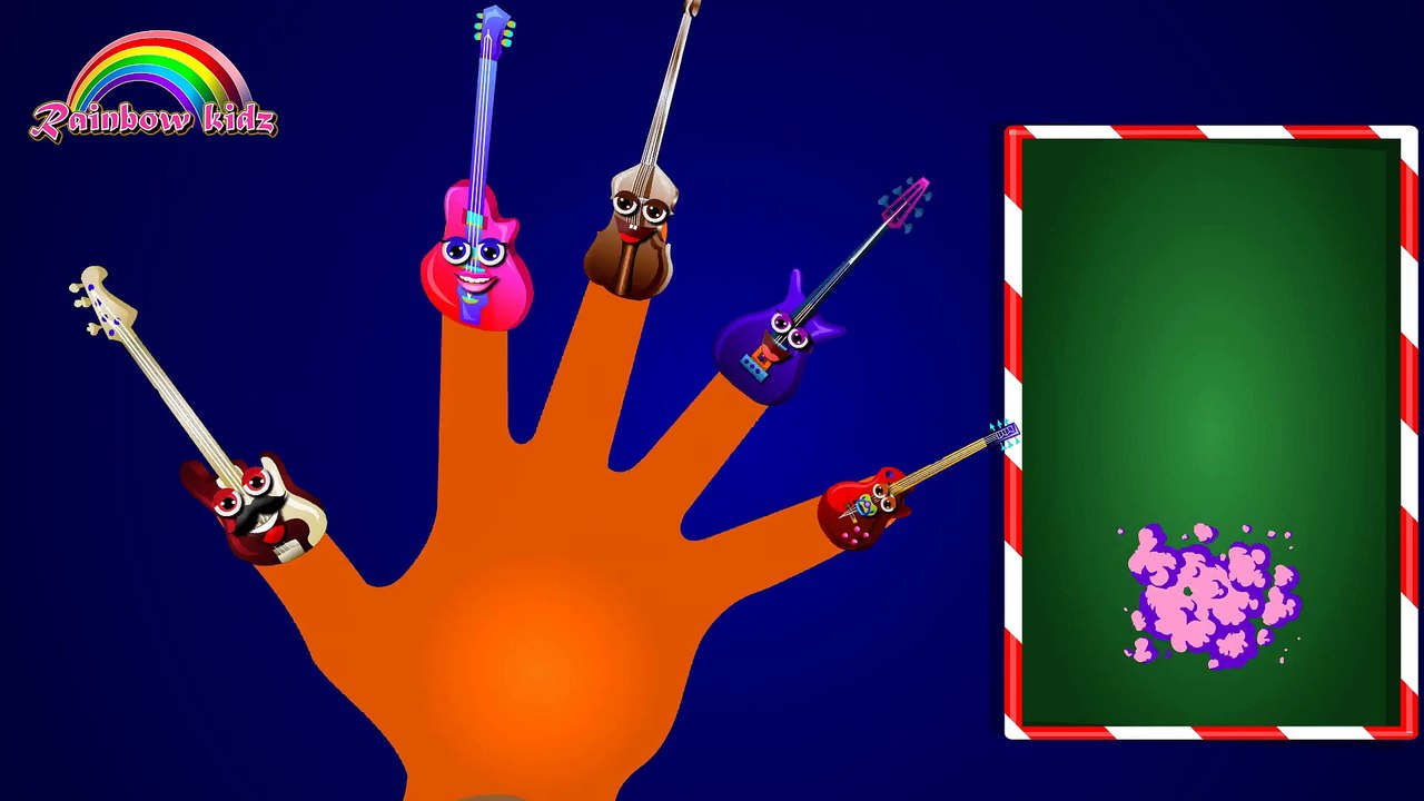 guitar finger family