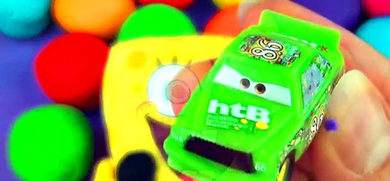 Play-Doh Surprise Eggs Spongebob Squarepants Peppa Pig Thomas the Tank Engine Cars 2 Toys FluffyJet [Full Episode]