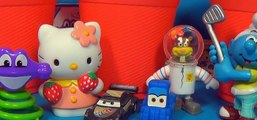 Play Doh ICE CREAM surprise eggs Disney Cars HELLO KITTY SpongeBob SPIDERMAN 3 episodes compilation [Full Episode]