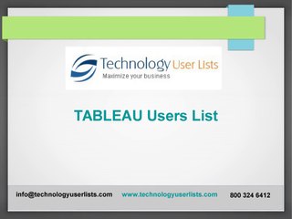 Tableau customers list you can keep your campaigns free of non-deliverables