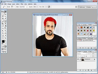 How to change hair  color in photoshop