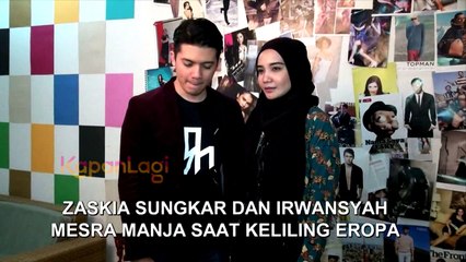 Zaskia Sungkar-Irwansyah Mesra Manja Saat Keliling Eropa