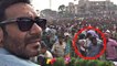 SHOES Thrown At Ajay Devgan During BIHAR Rally | SHOCKING