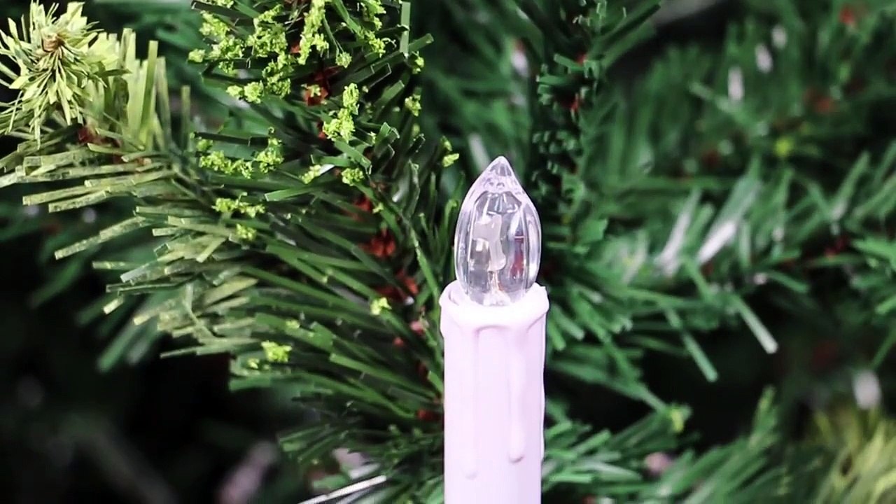 Yorbay® Kabellose LED Weihnachtskerzen Warmweiß RGB mit Fernbedienung Test
