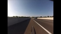 Pickup Truck violently hit Bicycle Rider on Texan Highway... But wait, a Bike on a Highway?!