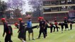Video footage of Great Inzamam training the Afghan players