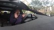 Driver tested the first Tesla Autopilot System... Looks terrifying!
