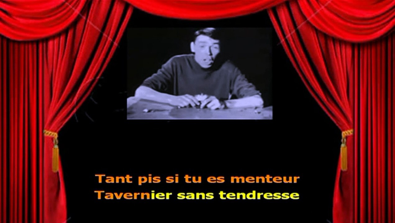 Karaoké Jacques Brel - L'ivrogne