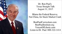 Ron Paul on Stock Market crash
