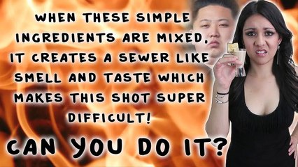 Kim Jong Un Nuclear Bomb Shot Challenge Tipsy Bartender