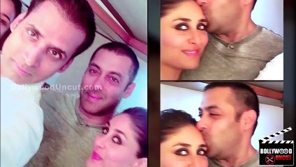 Salman Khan KISSES Kareena Kapoor In A CUTE SELFIE