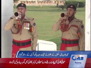 Garison School's student spends a day with army