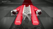Zoom sur le moteur V12 de la Ferrari F12 TDF