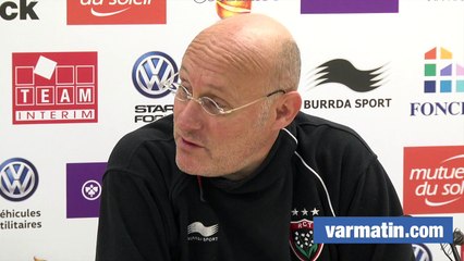 Laporte avant le déplacement du RCT à Brive