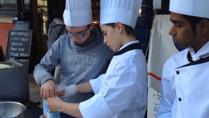 Les futurs chefs font goûter leurs œuvres