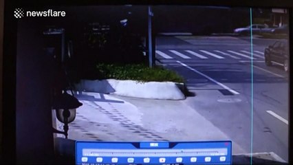 Coach with 44 students on board hit by crane in China