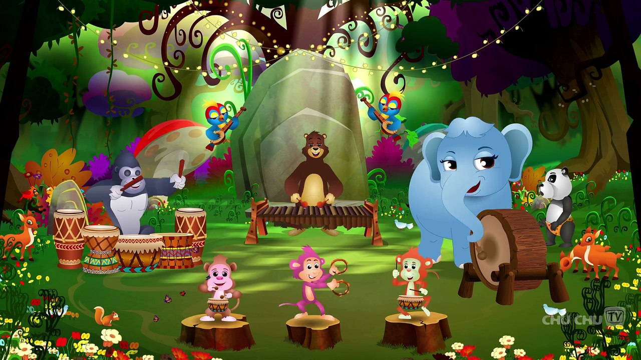 Five Little Monkeys Jumping On The Bed   Part 3 - The Smart Monkeys   ChuChu TV Kids Songs