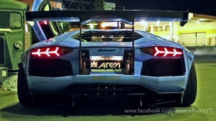 Lamborghini Aventador - Crazy Exhaust Fire!