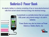 Batteries & Power Bank By Techorbits
