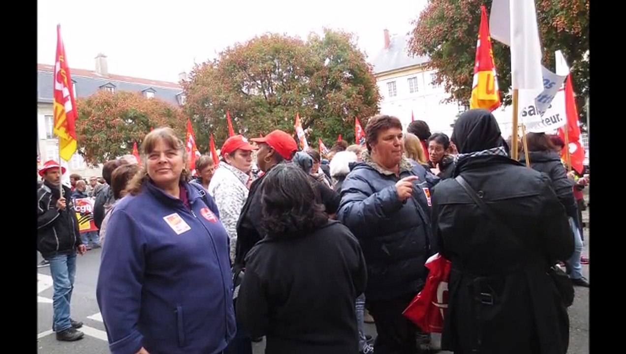 Manifestation interprofessionnelle du 8 octobre à Nancy