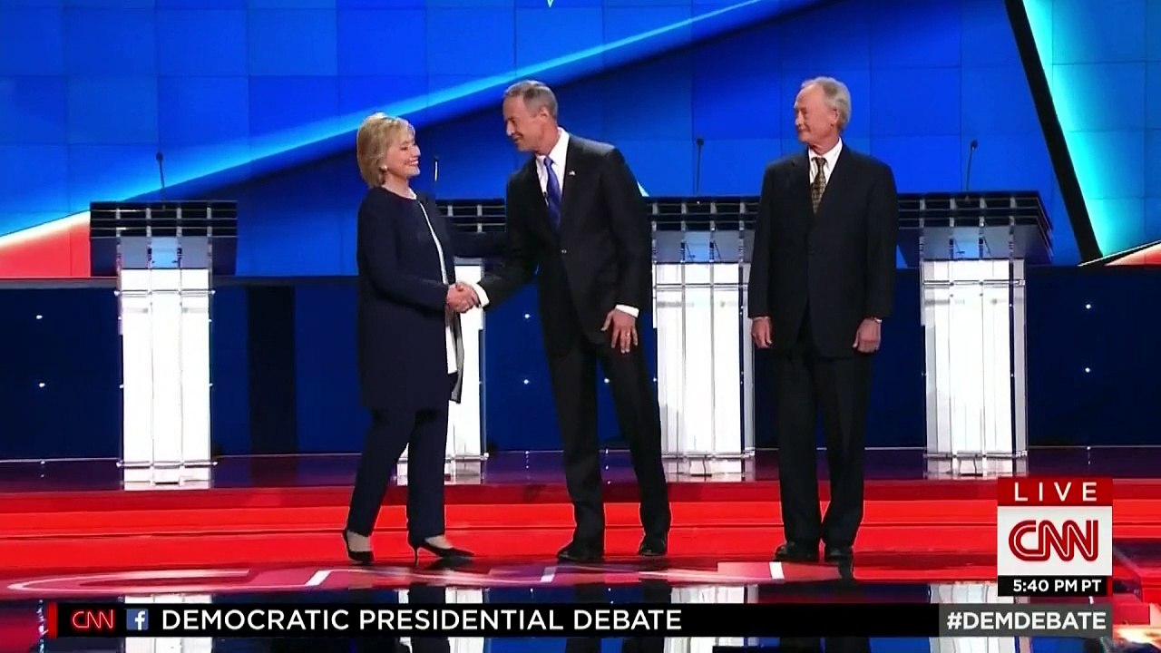 Clinton untermauert Favoritenstatus in erster Demokraten-Debatte