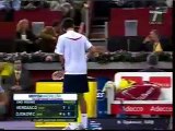 Novak Djokovic hits SEXY ball girl