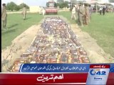 DG Rangers Major General Umer destroys alcohol and drugs
