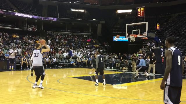 Vidéo: l'impressionnante performance de Marc Gasol lors du concours à 3-points des Grizzlies