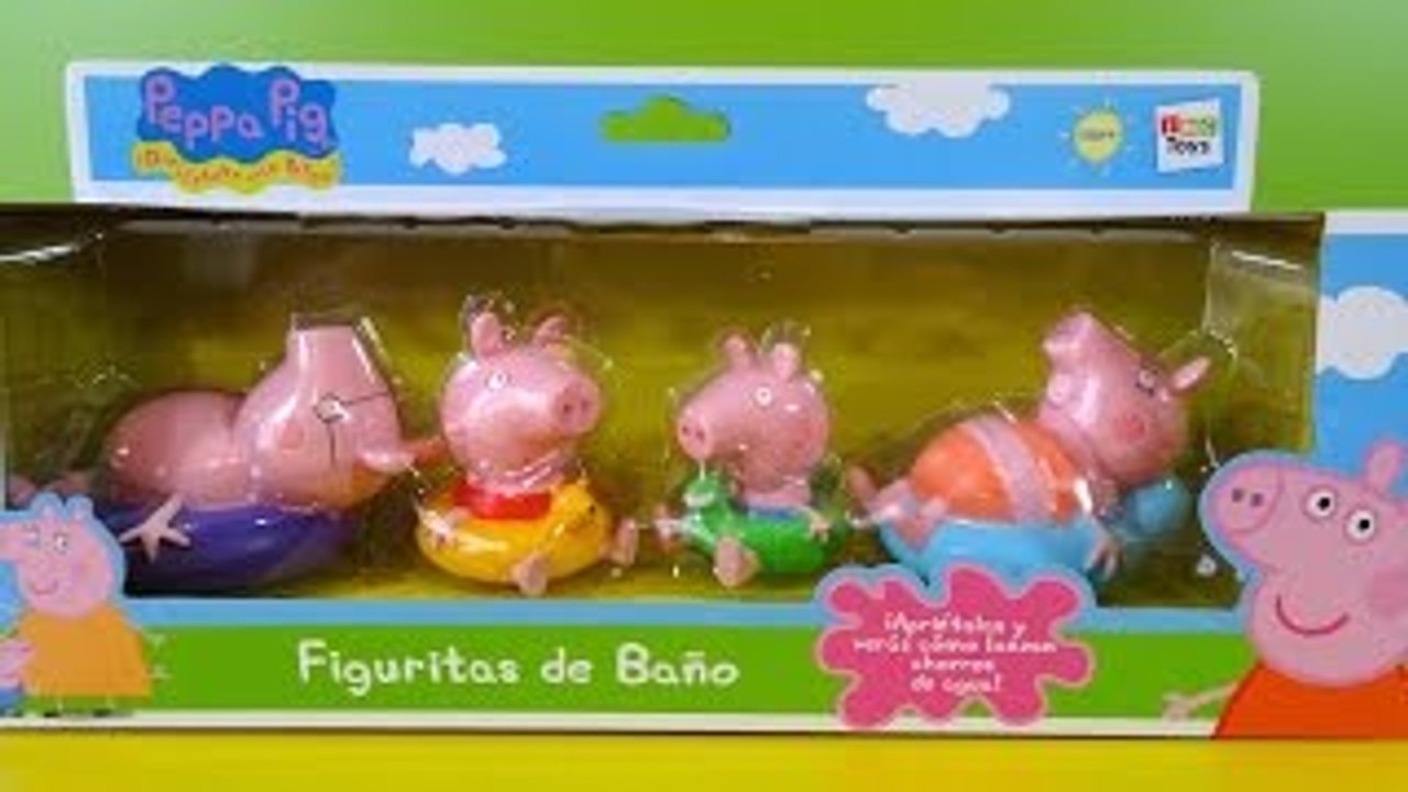 Peppa Pig Figuras de Baño - Juguetes de Peppa Pig
