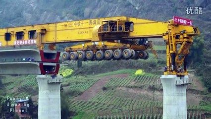 Machine impressionnante pour fabriquer des ponts - Mega Gider Machine