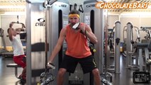 Man eats Junk Food during Training at the Gym is Hilarious