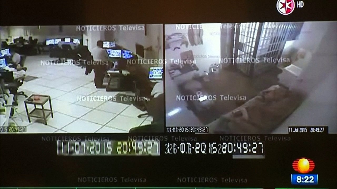 Joaquin 'El Chapo' Guzman escape caught on CCTV