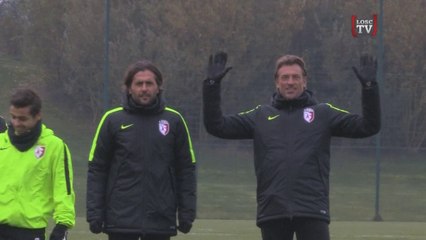 Le froid s'invite à l'entraînement !