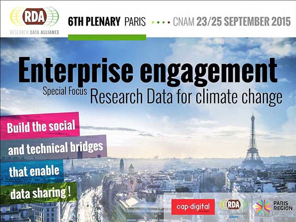 RDA Opening Plenary 23 September 2015