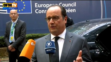 Hollande: "La France a pris une part très modeste" dans l'accueil des réfugiés