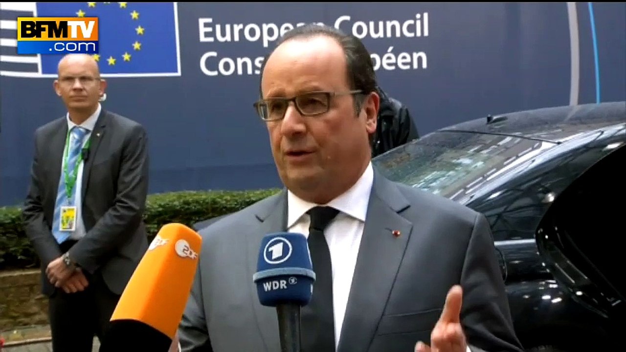 Hollande: "La France a pris une part très modeste" dans l'accueil des réfugiés