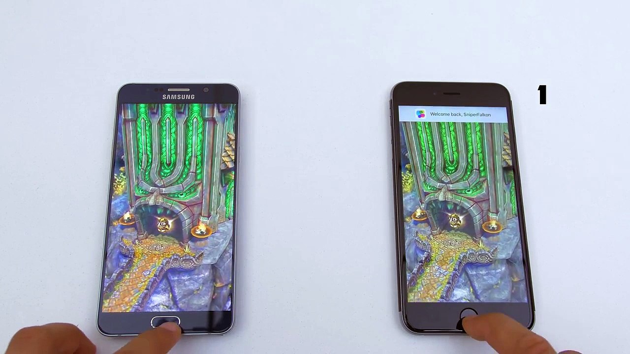 Galaxy Note 5 vs iPhone 6 - Detailed Speed Test + Benchmarks