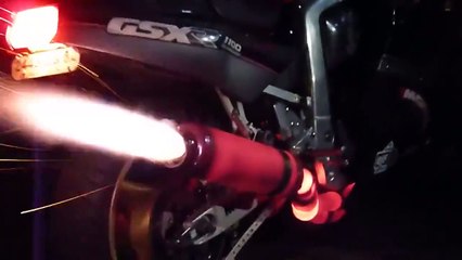 Flame Thrower Bike