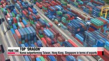 Korea's outperforms 'Asia's dragons' in terms of exports
