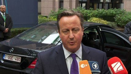 Cameron arrives in Brussels to discuss migration