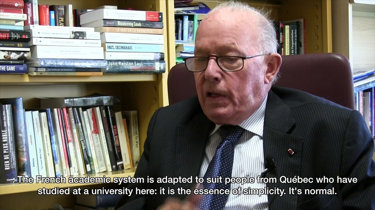Osez la France! Témoignage Bernard Landry  -- VFVA
