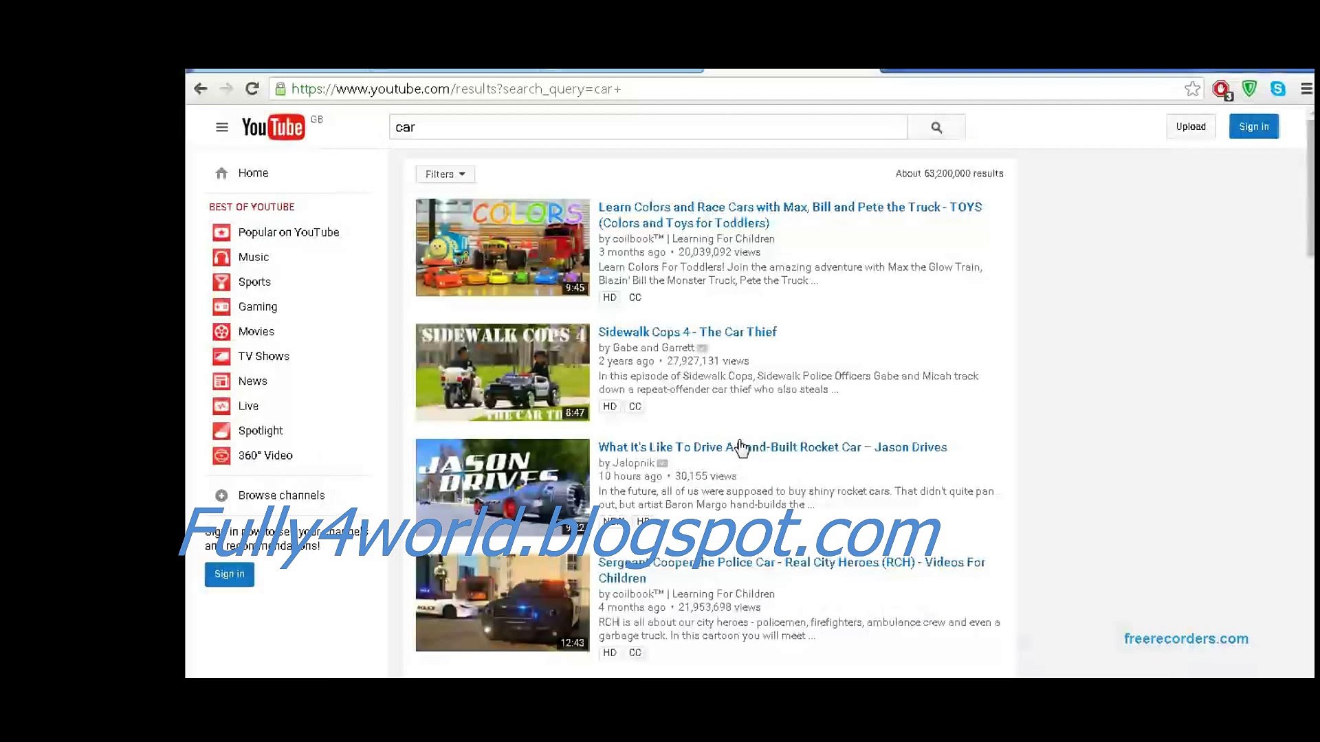 How to download youtube video by fully4world