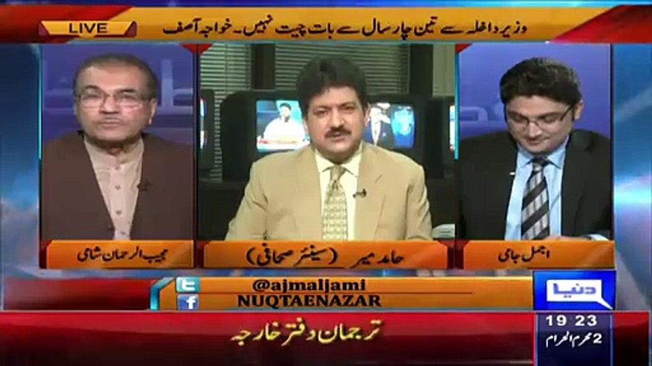 [SD] Did You Try To Patchup Between Khawaja Asif And Chaudhary Nisar.. Hamid Mir Answers