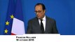 Réfugiés : Hollande fustige les 