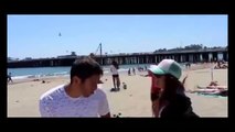 Kissing Sexy Girls At The Beach Prank 2015 Funniest Pranks