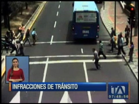 El irrespeto al semáforo en rojo, una de las infracciones más comunes