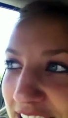 Fake car crash scares girl